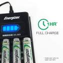 Energizer Chargeur 1 Hour avec 4 piles AA 2300mAh