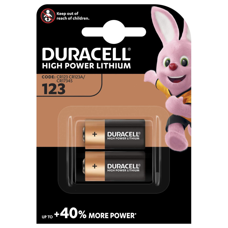 Duracell Lithium 3V 123 par 2