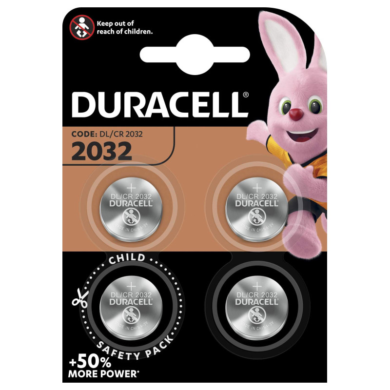 Duracell Lithium 3V CR2032 par 4