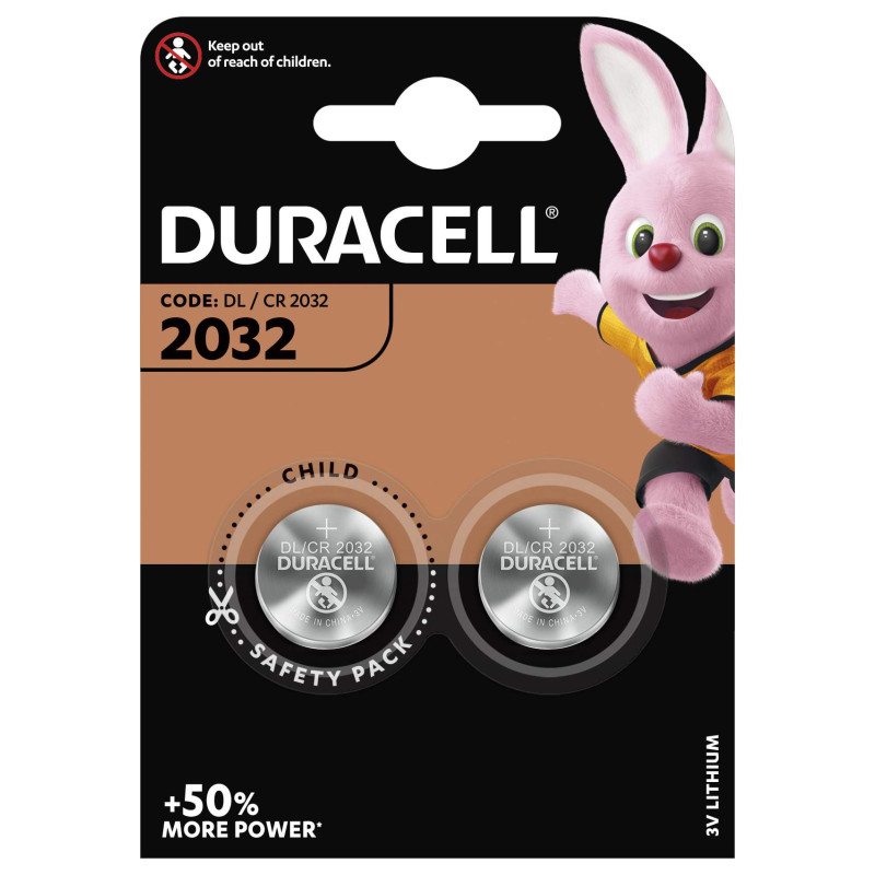 Duracell Lithium 3V CR2032 par 2