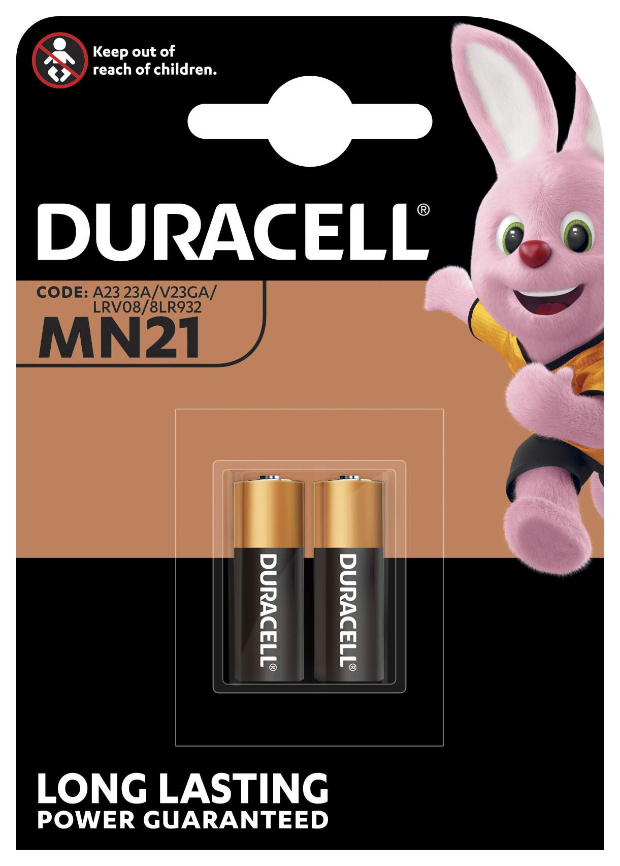 Duracell Alcaline 12V MN21 par 2