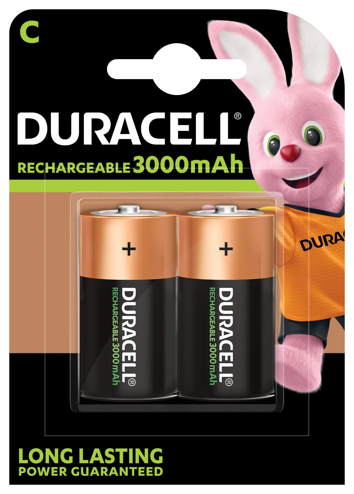 Duracell Rechargeable C / HR14 3000mAh par 2