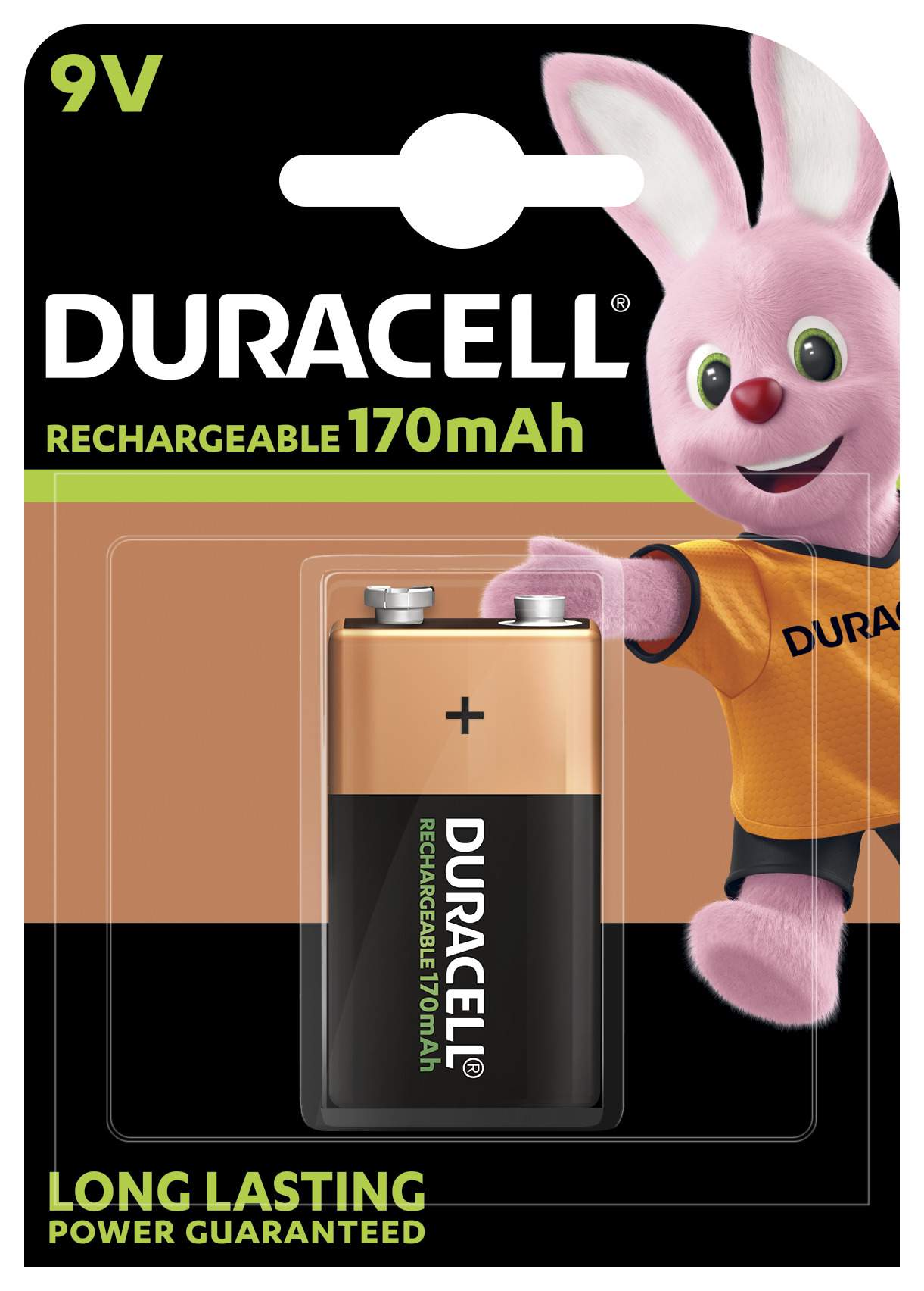 Duracell Rechargeable 9V / 6HR61 170mAh par 1