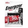 Energizer Alcaline Max AA / LR6 par 4