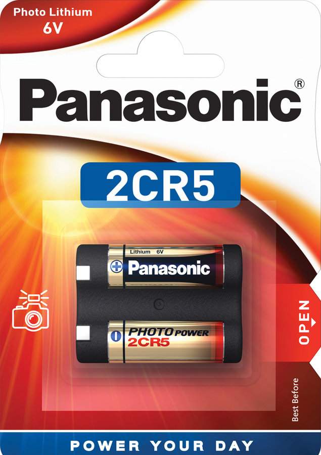 Pile 2CR5 / 245 Panasonic Lithium 6V