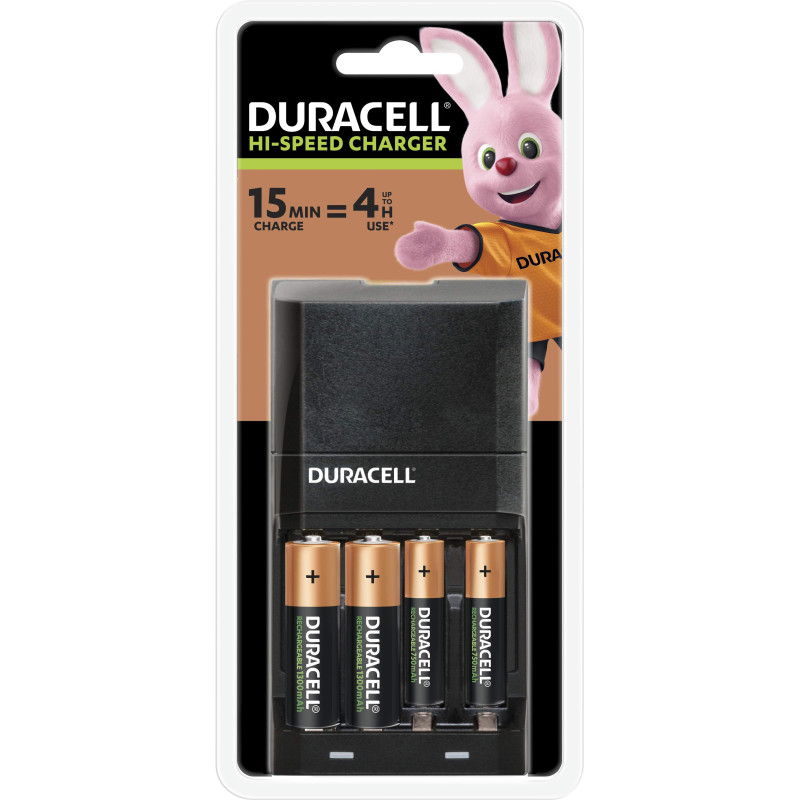 DURACELL CHARGER 45MIN CEF27 INCL. 2AA/2AAA