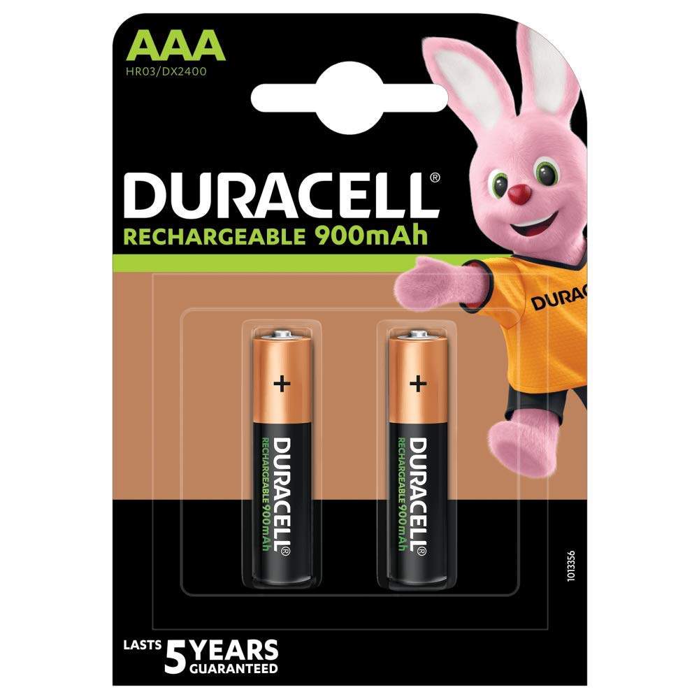 Duracell Rechargeable AAA / HR03 900mAh par 2