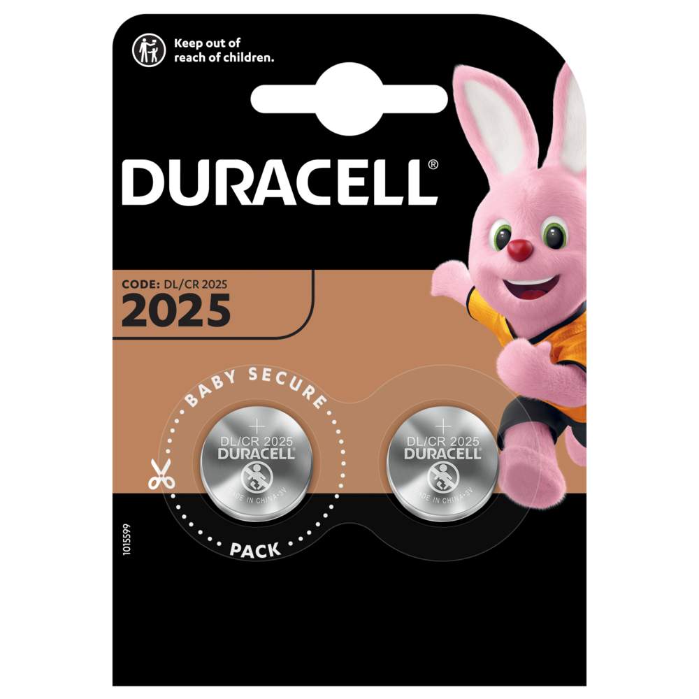 Duracell Lithium 3V CR2025 par 2
