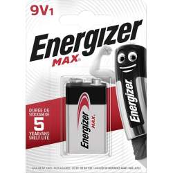 Energizer Alcaline Max 9V / 6LR61 par 1