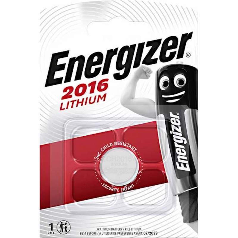 Energizer Lithium 3V CR2016 par 1