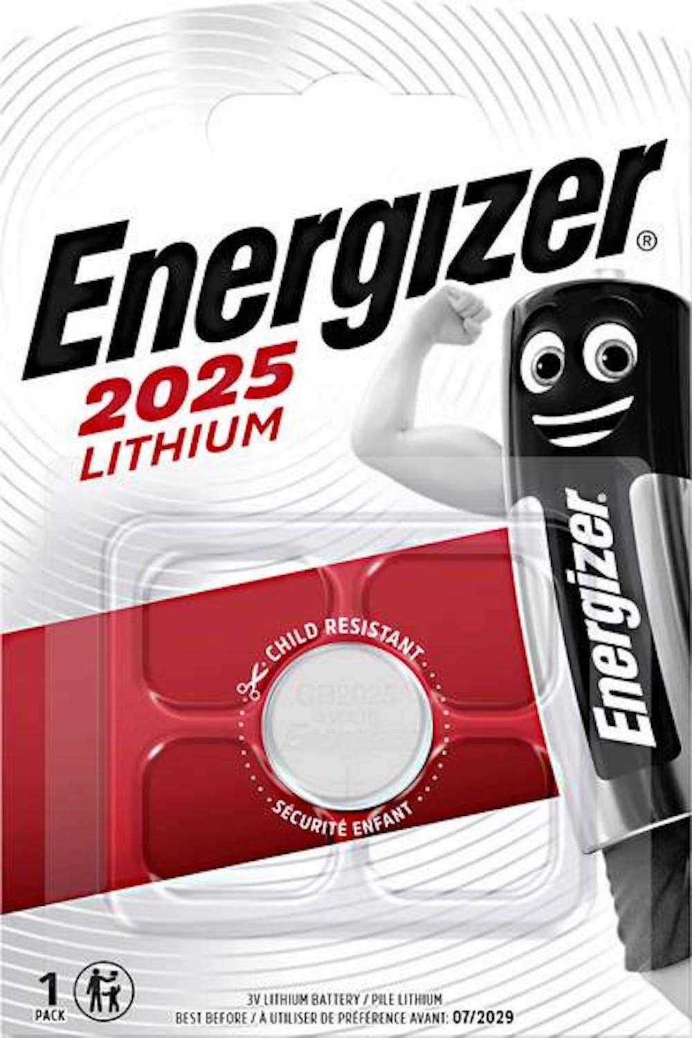 Energizer Lithium 3V CR2025 par 1