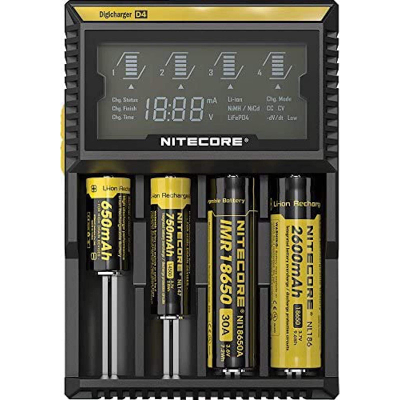 Chargeur de Piles NiteCore D4 EU DigiCharger