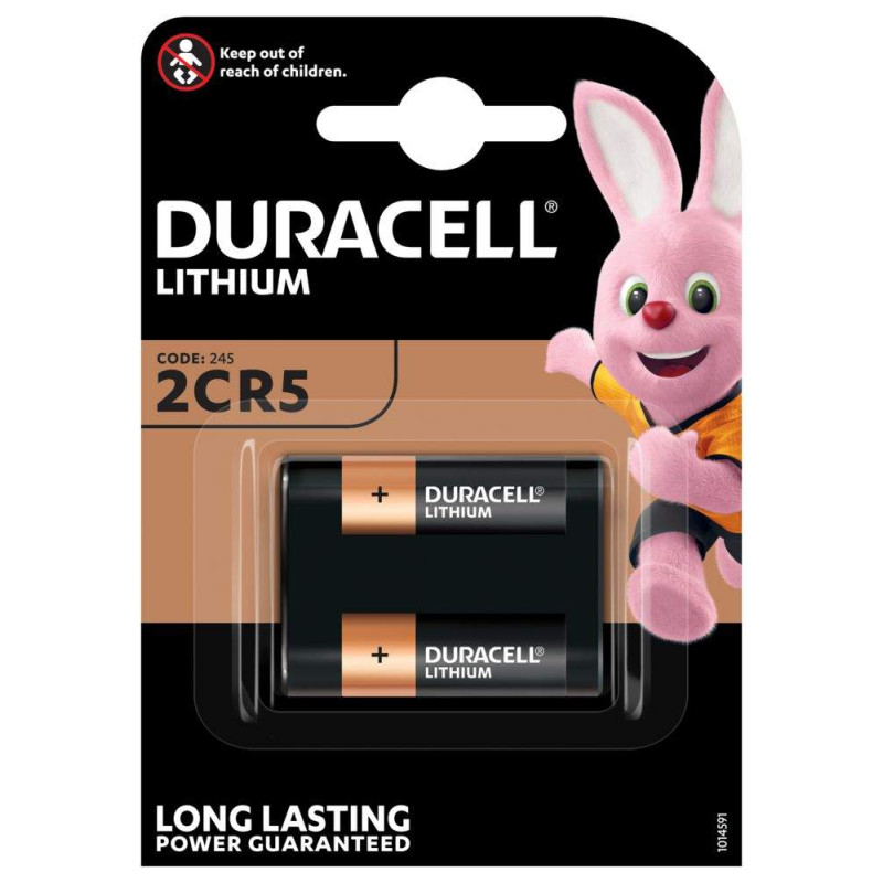 Pile 2CR5 / 245 Duracell Lithium 6V