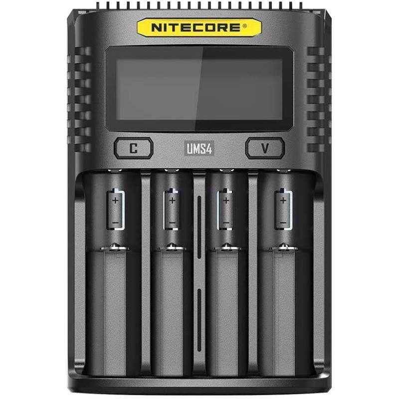 Chargeur de Piles NiteCore UMS4 USB Fast Charger