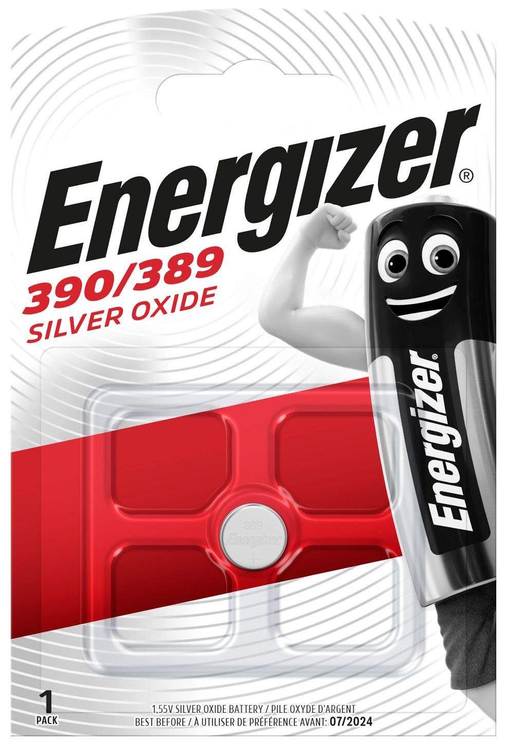 Pile Montre 390 / 389 / SR54 / SR1130SW Energizer