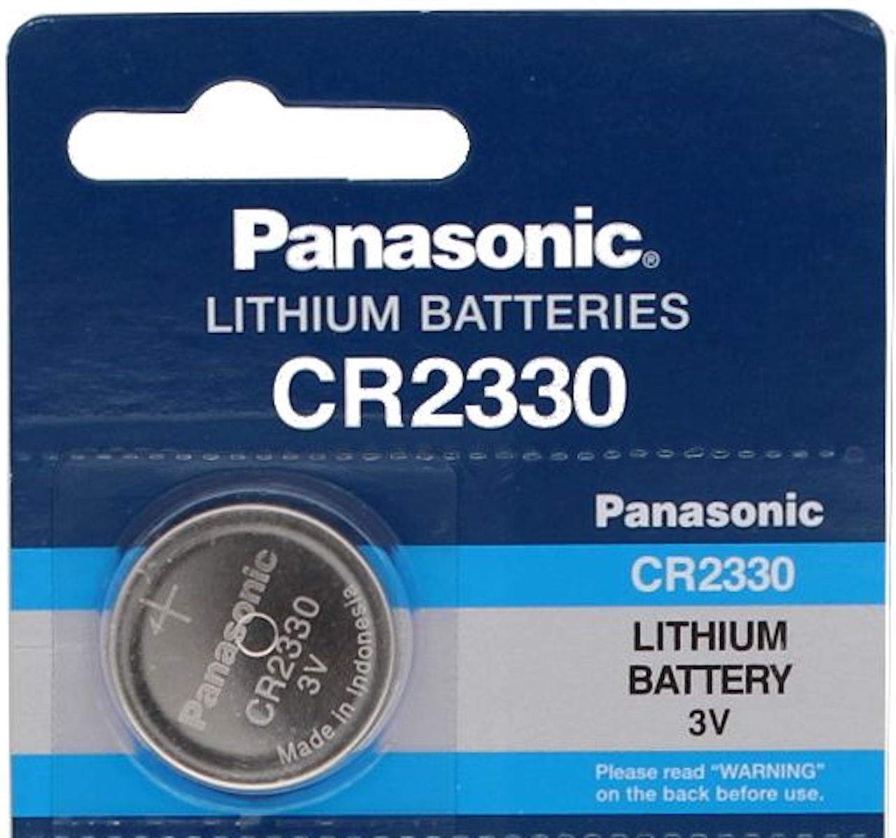 Pile CR2330 Panasonic Bouton Lithium 3V