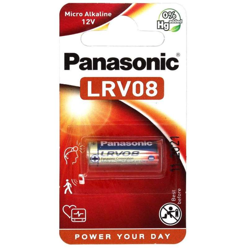 Pile LRV08 / GP23 / MN21 / L1028 / V23GA Panasonic Alcaline 12V
