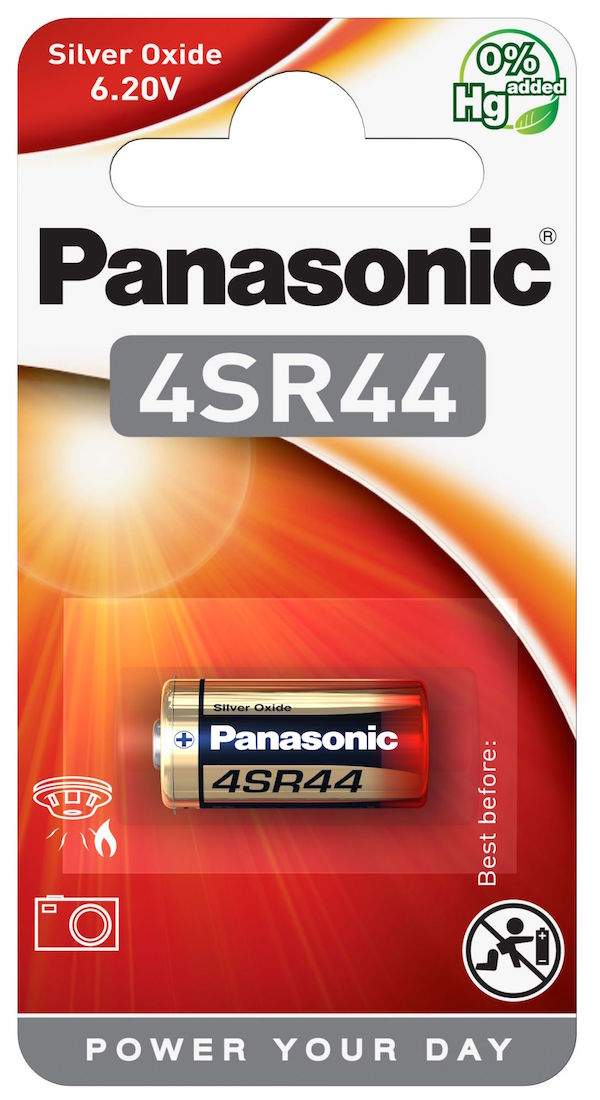 Pile 4SR44 Panasonic Oxyde d'Argent 6,2V