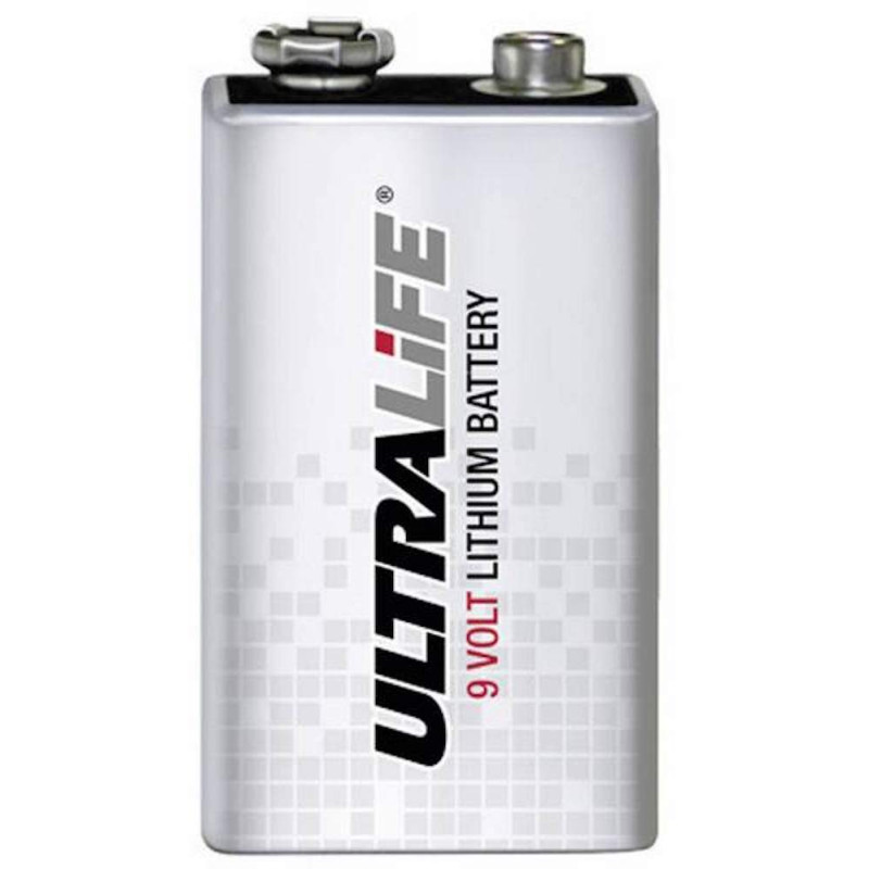 Pile Lithium 9V / 6LR61 ULTRALIFE 1200mAh
