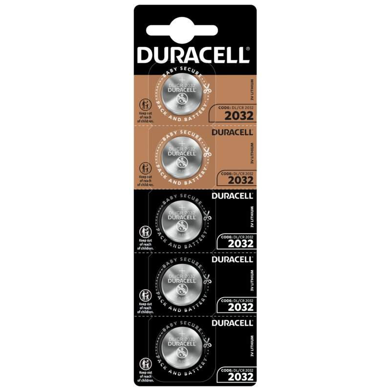 Duracell Lithium 3V CR2032 par 5