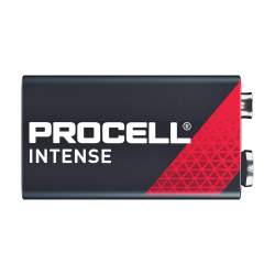 10 Piles Alcalines 9V / 6LR61 Duracell Procell Intense