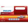12 Piles Alcalines AAA / LR03 Philips Power Alkaline