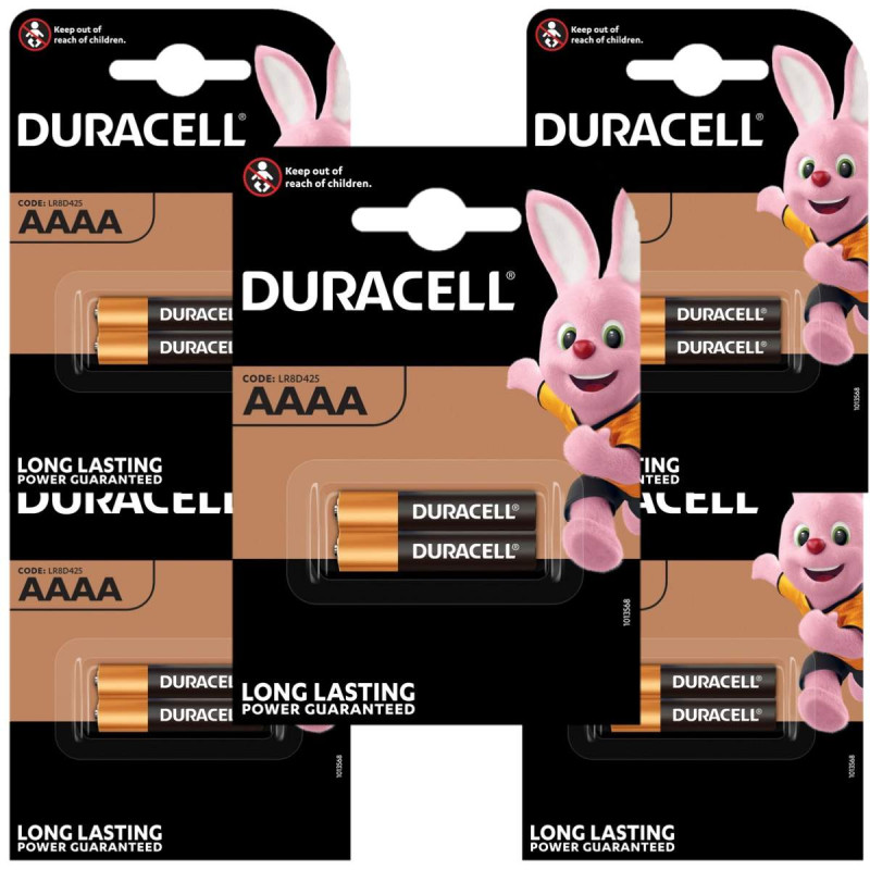 10 Piles AAAA / LR8D425 Duracell Alcaline 1,5V
