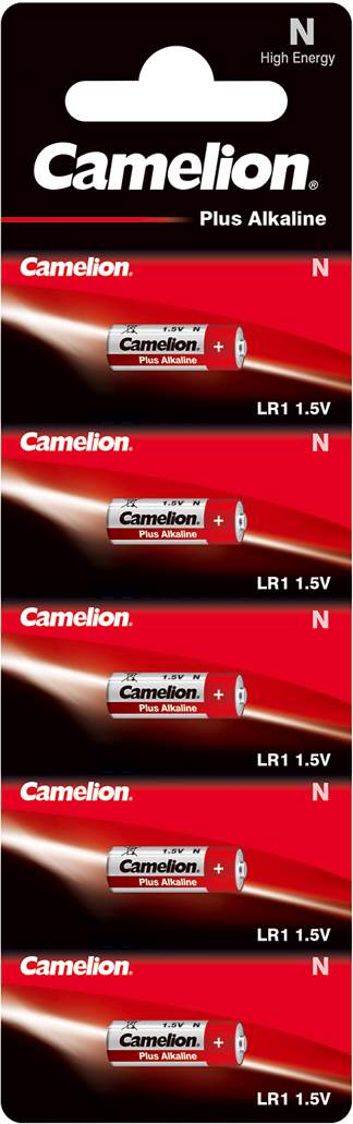 5 Piles LR1 / LADY / N Camelion Plus Alcaline 1,5V