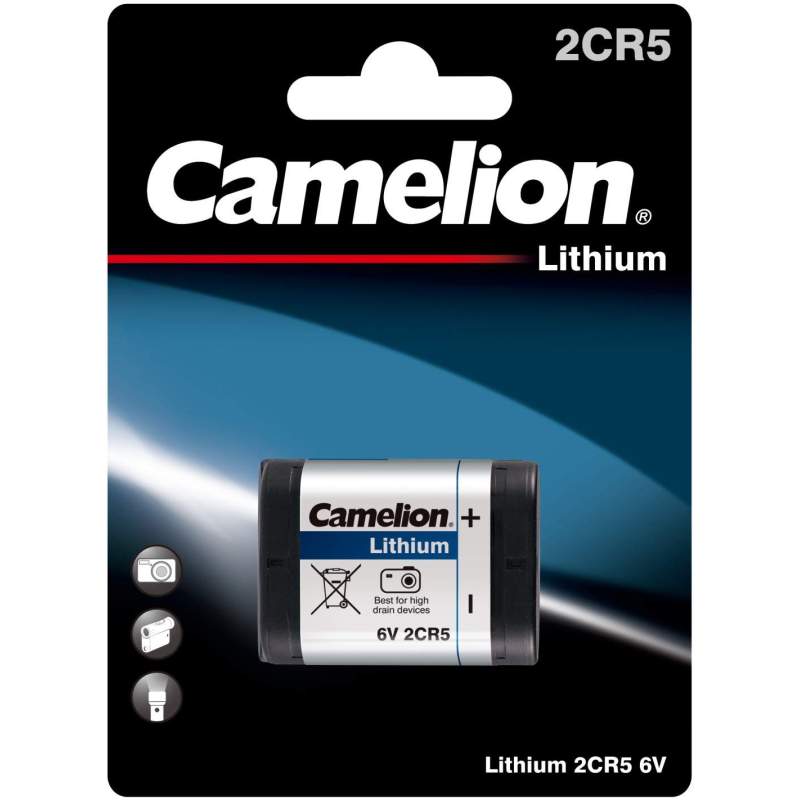 Pile 2CR5 / 245 / PRL6401 Camelion Lithium 6V