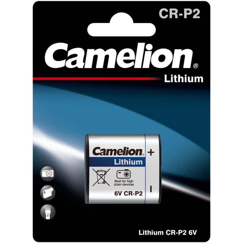Pile CR-P2 / 223 / CRP2 Camelion Lithium 6V