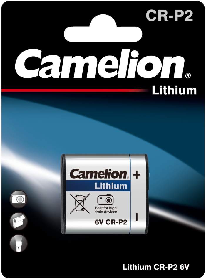thumbnail image 2 of EBL CR-P2 6V Lithium Battery (1400mAh) – Replacement For CRP2, DL223A, EL223A – 1 Pack 2 of 4