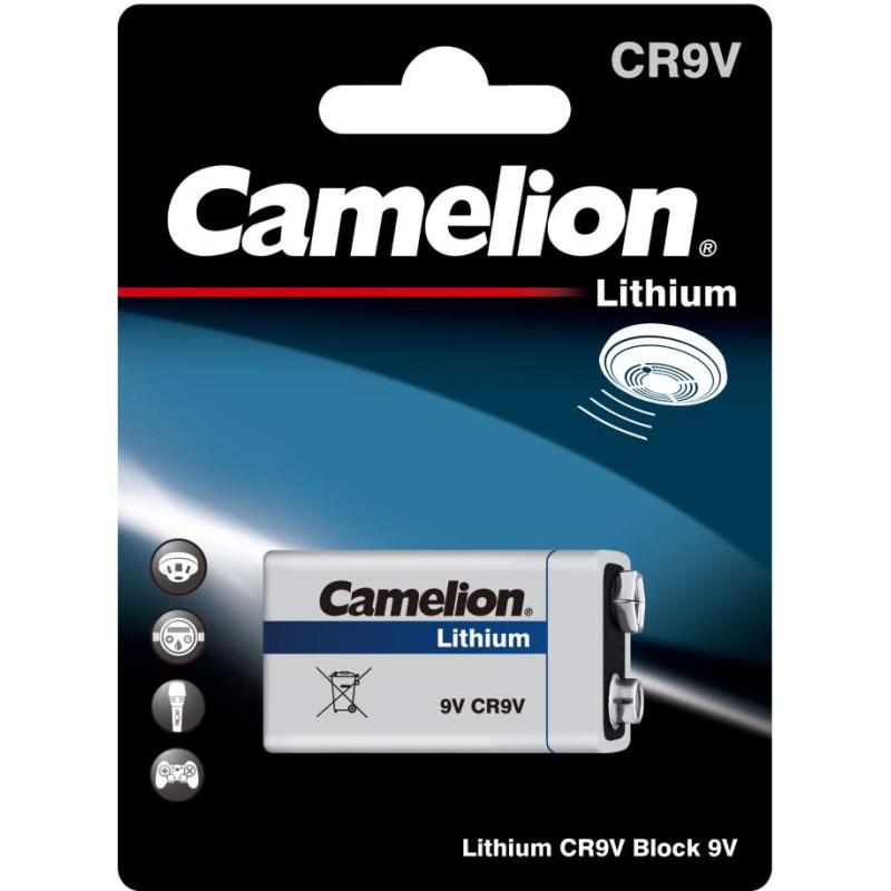 Pile Lithium 9V / ER9V Camelion Lithium 9V