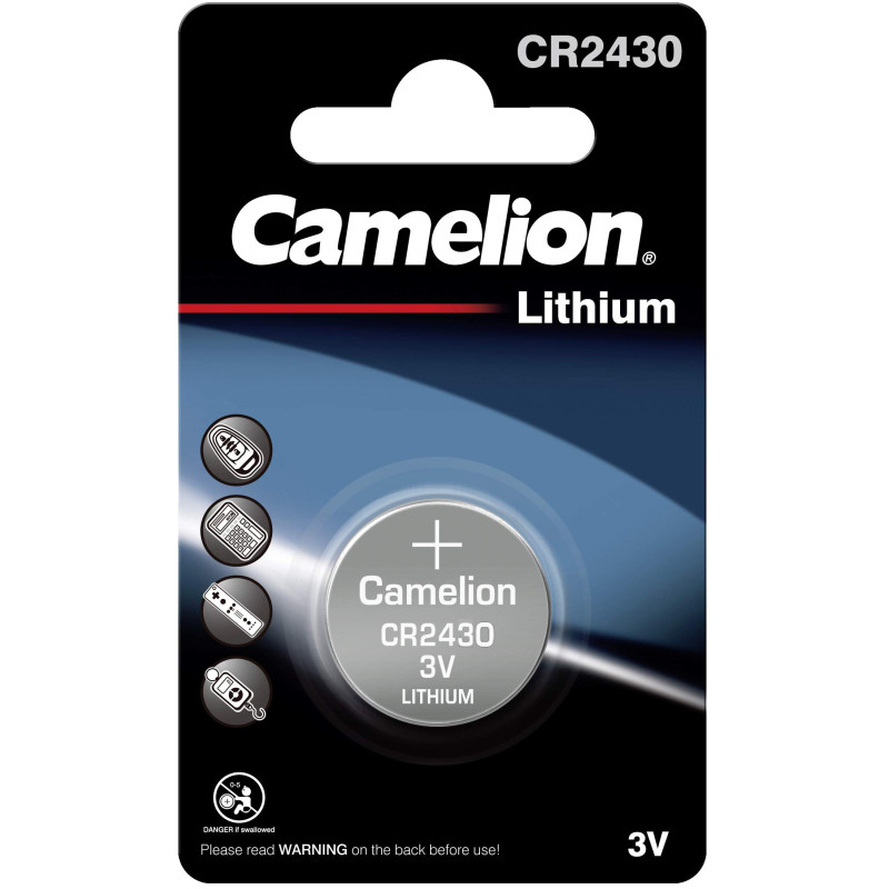 Pile CR2430 Camelion Bouton Lithium 3V