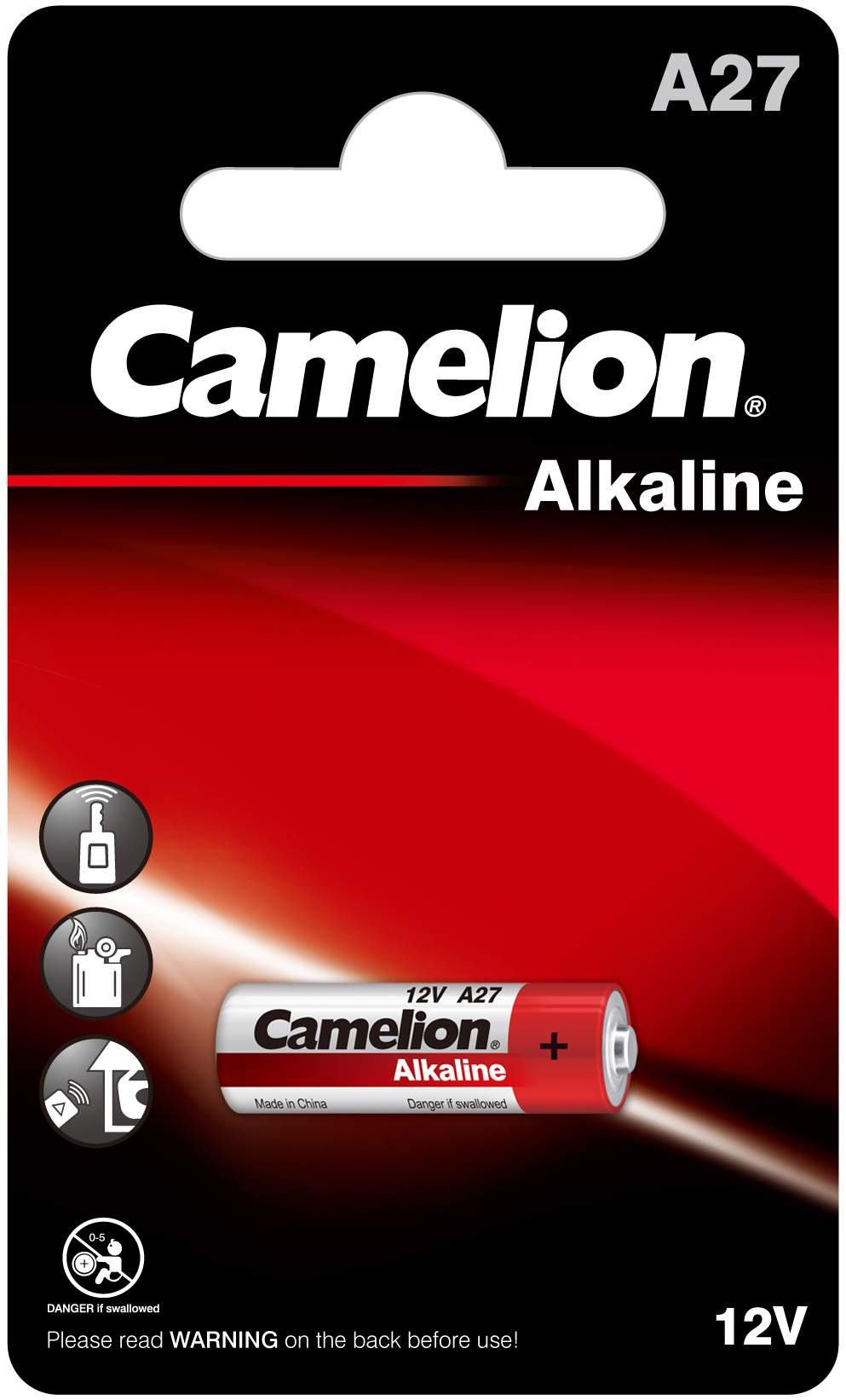Pile A27 / V27A / MN27 / LR27A Camelion Alcaline 12V