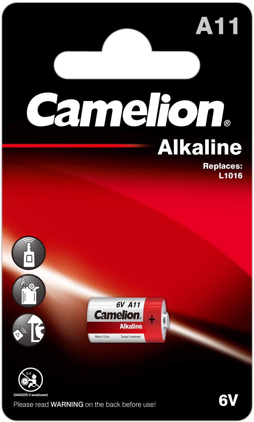 Pile A11 / V11A / MN11 / LR11A Camelion Alcaline 6V