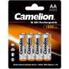4 Piles Rechargeables AA / HR6 1800mAh Camelion