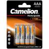 4 Piles Rechargeables AAA / HR03 1100mAh Camelion