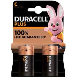 Duracell Alcaline Plus C / LR14 par 2
