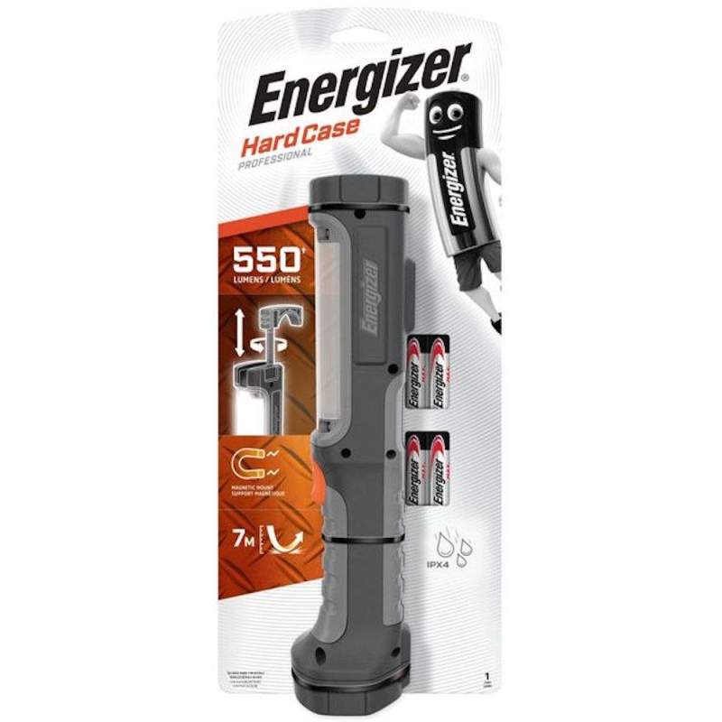 Torche Energizer Hardcase Work Light Pro avec 4 piles AA
