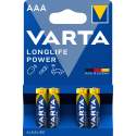 Varta Alcaline LongLife Power AAA / LR03 par 4