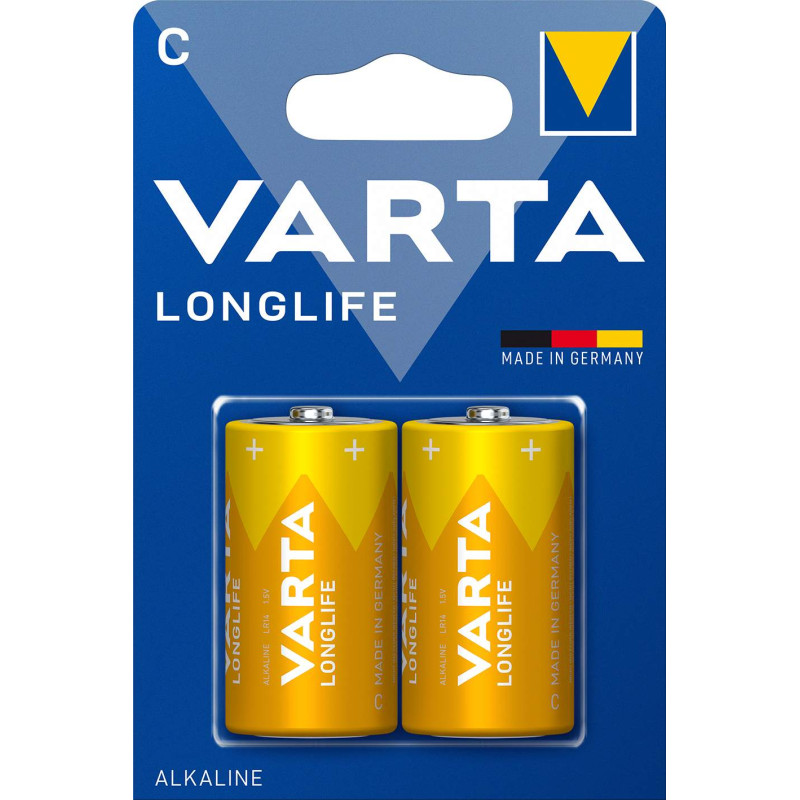 Varta Alcaline LongLife C / LR14 par 2