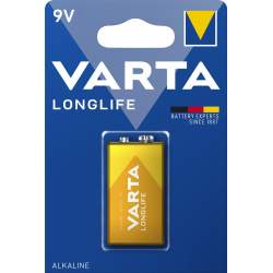 Pile Alcaline 9V / 6LR61 Varta LongLife