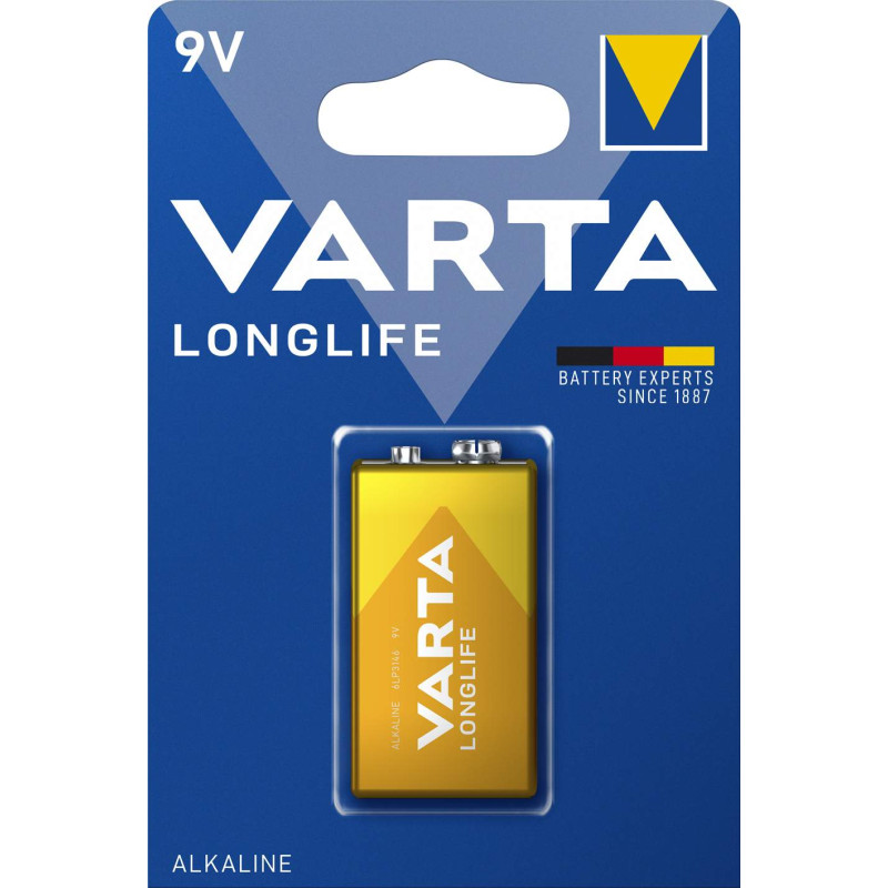 Varta Alcaline LongLife 9V / 6LR61 par 1
