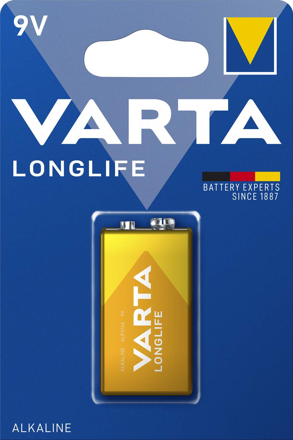 Varta Alcaline LongLife 9V / 6LR61 par 1