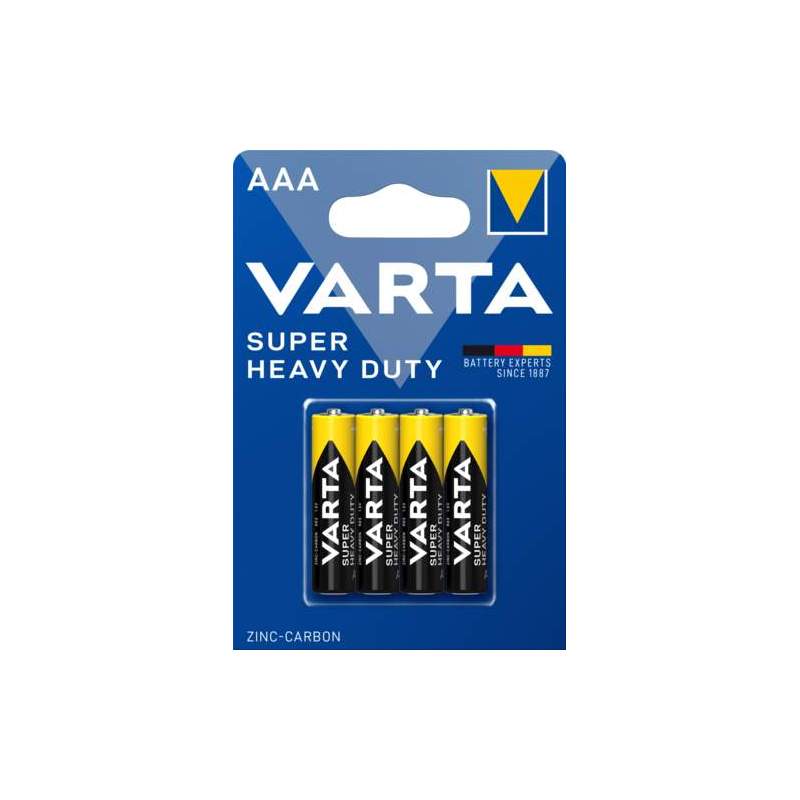 Varta Saline Super Heavy Duty AAA / LR03 par 4