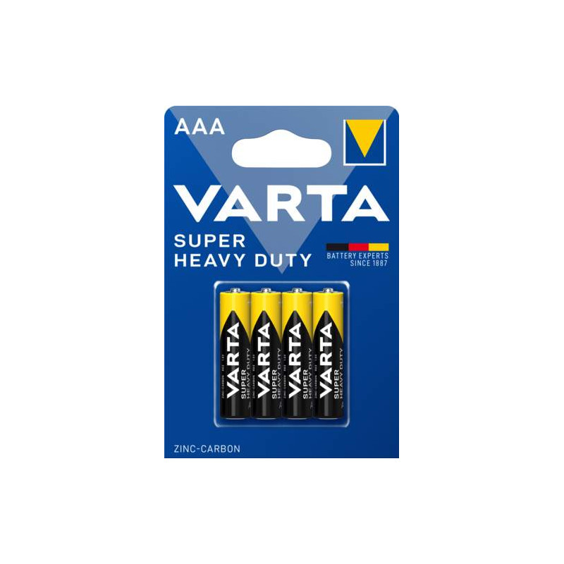 Varta Saline Super Heavy Duty AAA / LR03 par 4