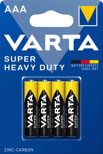 Varta Saline Super Heavy Duty AAA / LR03 par 4