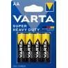 Varta Saline Super Heavy Duty AA / LR6 par 4