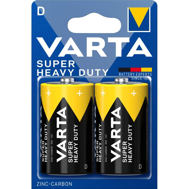 Varta Saline Super Heavy Duty D / LR20 par 2