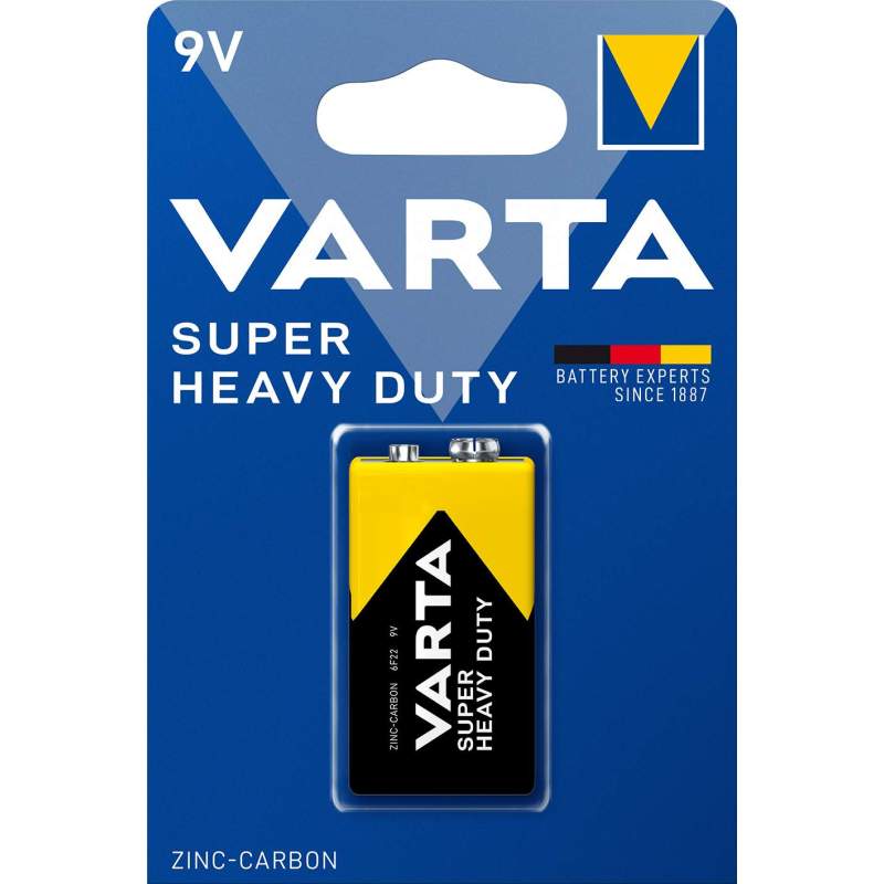 Varta Saline Super Heavy Duty 9V / 6LR61 par 1